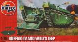 LVT-4 Water Buffalo II (Brit. Buffalo IV) w/ Willy's Jeep, LVT-4 Water Buffalo II (Brit. Buffalo IV), Willy's Jeep