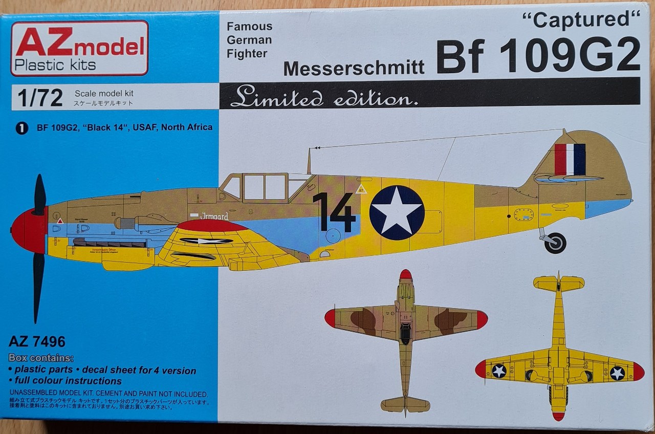 Messerschmitt Me109G-2/R2 trop Irmgard captured