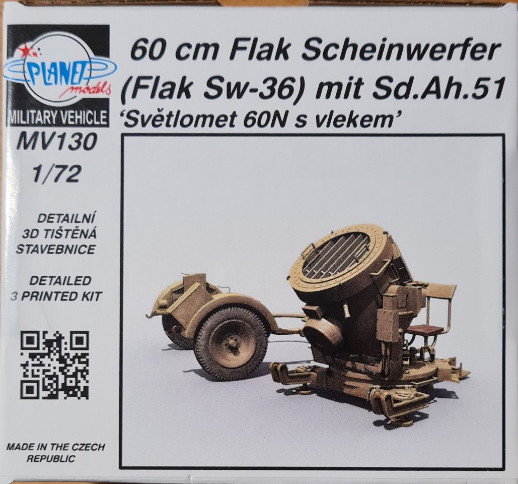 Flakscheinwerfer 36 60cm auf Sd.Anh.51