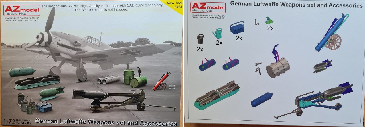 Luftwaffe Weapons set and Accessories