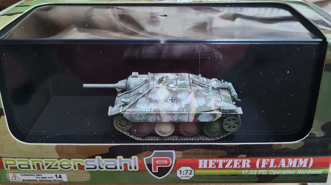 Jagdpanzer 38(t) Hetzer (Flamm) - 17.SS PD, Operation Nordwind