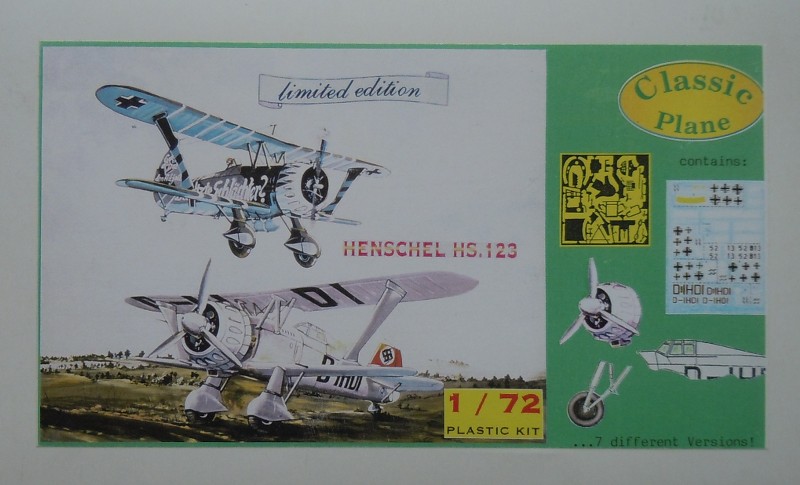 Henschel Hs123 diverse, Henschel Hs123 A-1 Lt.Hamann, Henschel Hs123 V6/V7 (Hs 123 C), Henschel Hs123 Prototypen Decals