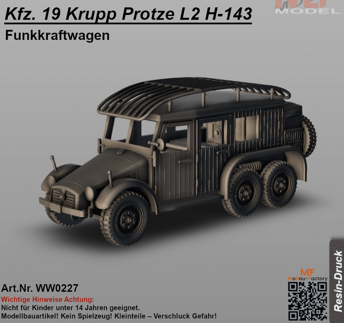 Krupp Kfz.19 Funkkraftwagen geschlossen *