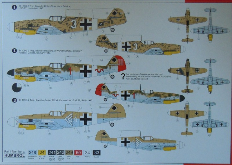 Messerschmitt Me109G-2/trop