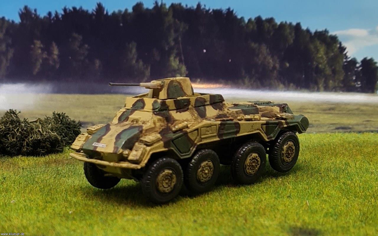 Sd.Kfz. 234/3 mit Schwebelafette