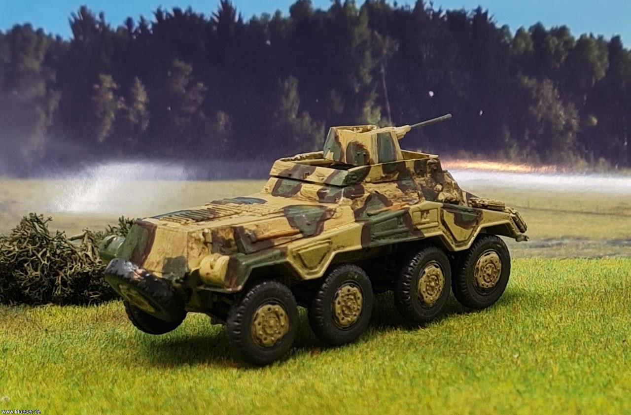Sd.Kfz. 234/3 mit Schwebelafette
