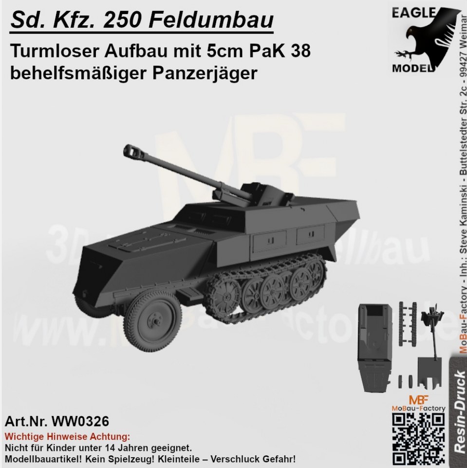 Sd.Kfz. 250 mit 5cm Pak 38 *