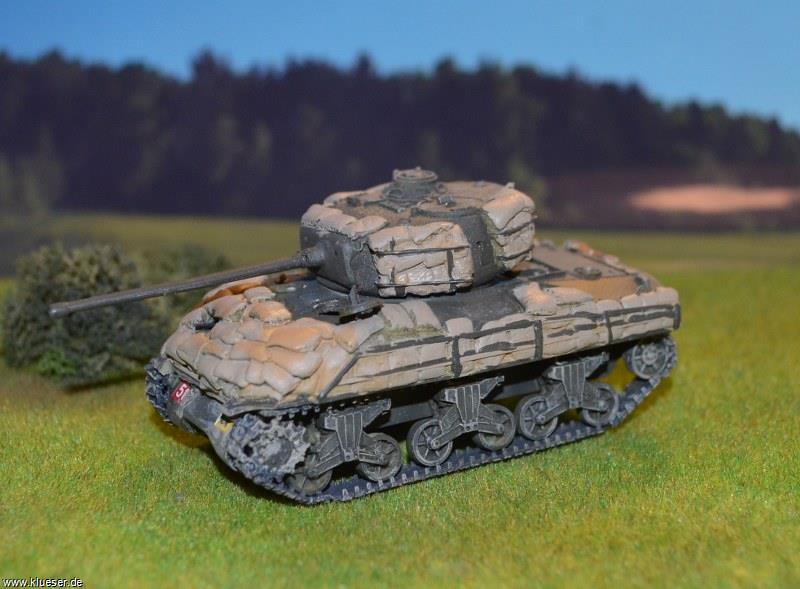 M4A1 (76mm) Sherman mit Sandsäcken