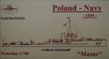 Vulcan-Werft Stettin ORP Mazur 1939