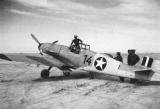 Bf109 Irmgard in US-Händen. Quelle: <a href="https://inchhighguy.wordpress.com/2020/06/03/captured-messerschmitt-bf-109g-2-trop-irmgard-of-the-79th-fighter-group/" target="_blank">https://inchhighguy.wordpress.com/2020/06/03/captured-messerschmitt-bf-109g-2-trop-irmgard-of-the-79th-fighter-group/</a> <br>